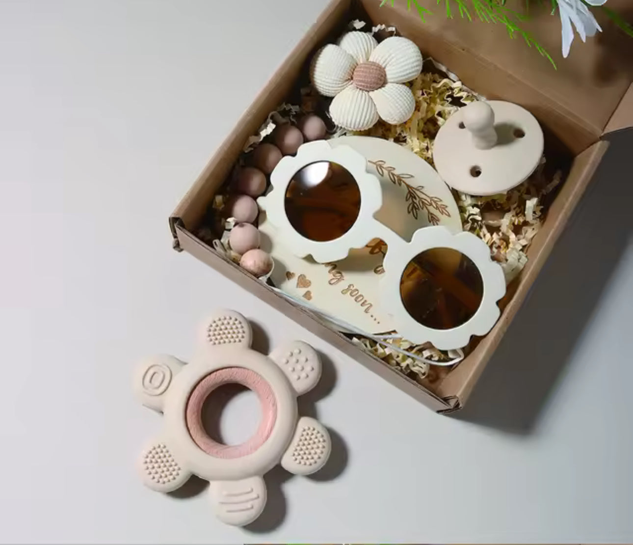 Coffret naissance bébé - cadeau doux et naturel