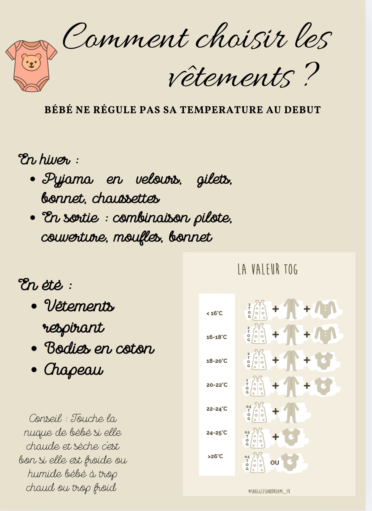 La checklist complète pour préparer l’arrivée de bébé
