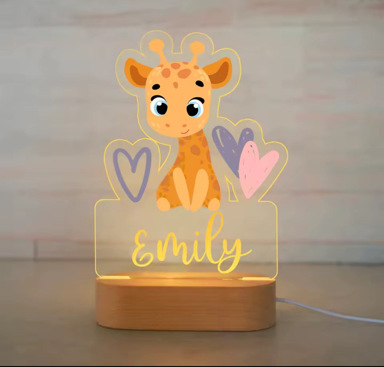 Veilleuse LED personnalisée – Plusieurs modèles disponibles
