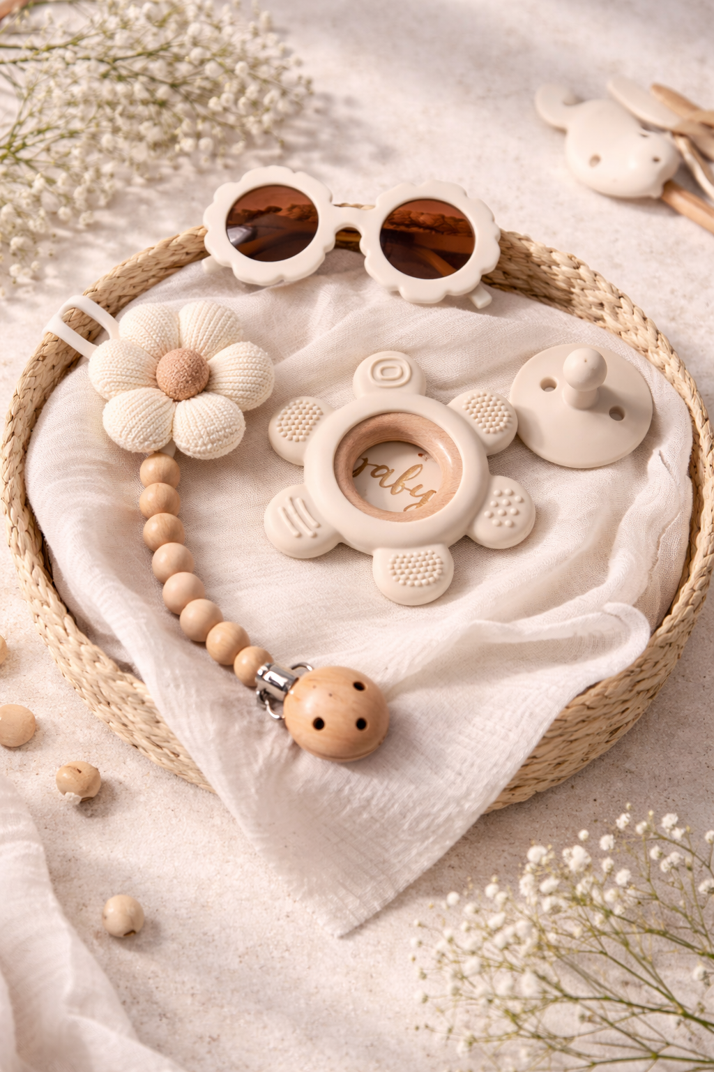 Coffret naissance bébé - cadeau doux et naturel