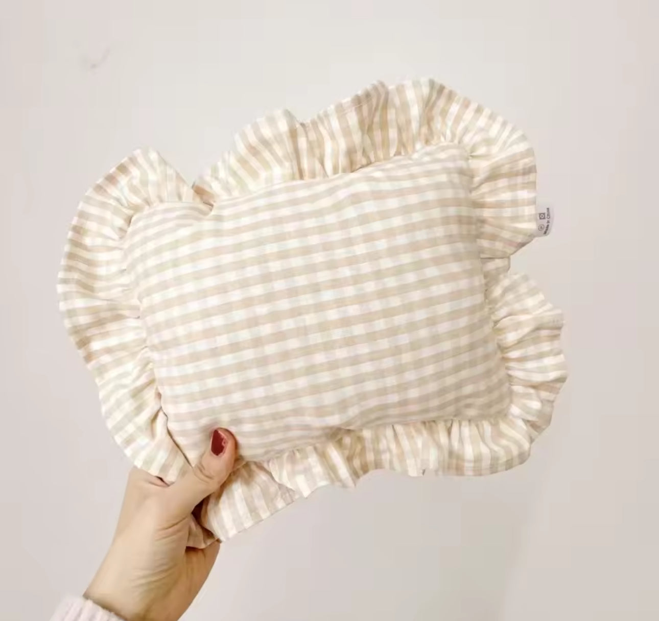 Coussin carreaux personnalisé