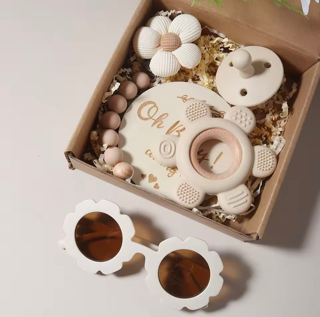 Coffret naissance bébé - cadeau doux et naturel