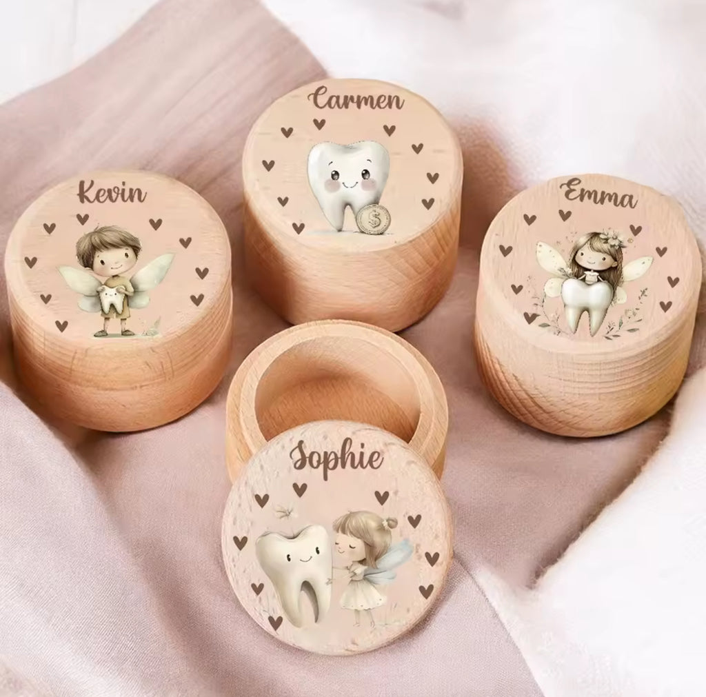 Caja de dientes de leche personalizada – Un recuerdo único de la infancia