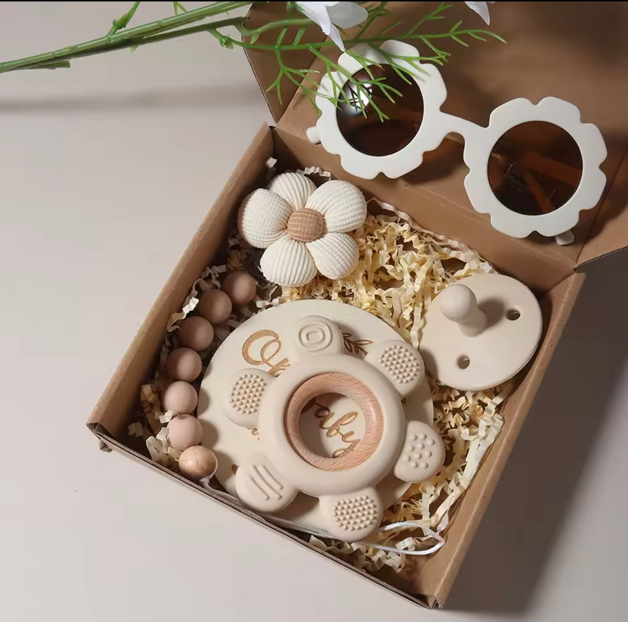 Coffret naissance bébé - cadeau doux et naturel