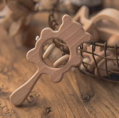 Sonajero de madera
