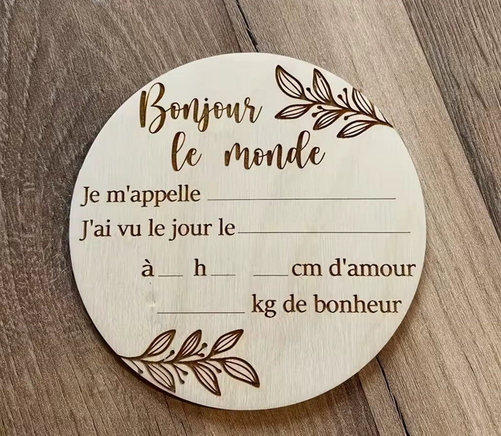 Carte de bienvenue