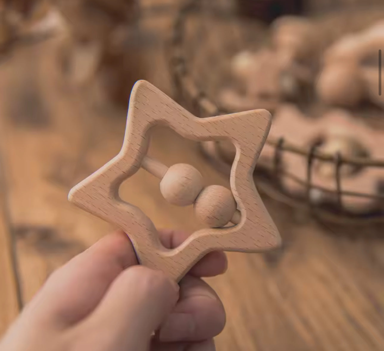 Sonajero de madera