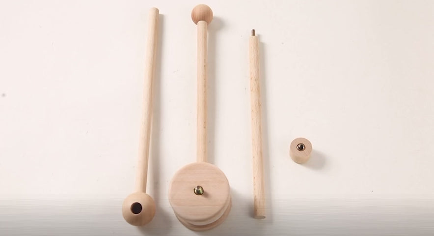 Soporte Móvil de Madera para Bebé – Fijación Segura para Cama o Cuna