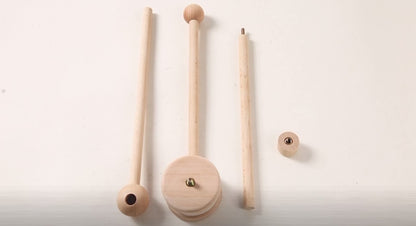 Soporte Móvil de Madera para Bebé – Fijación Segura para Cama o Cuna